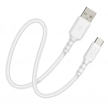 Cable USB-A a USB-C 2.0 Blanco 1m DCU