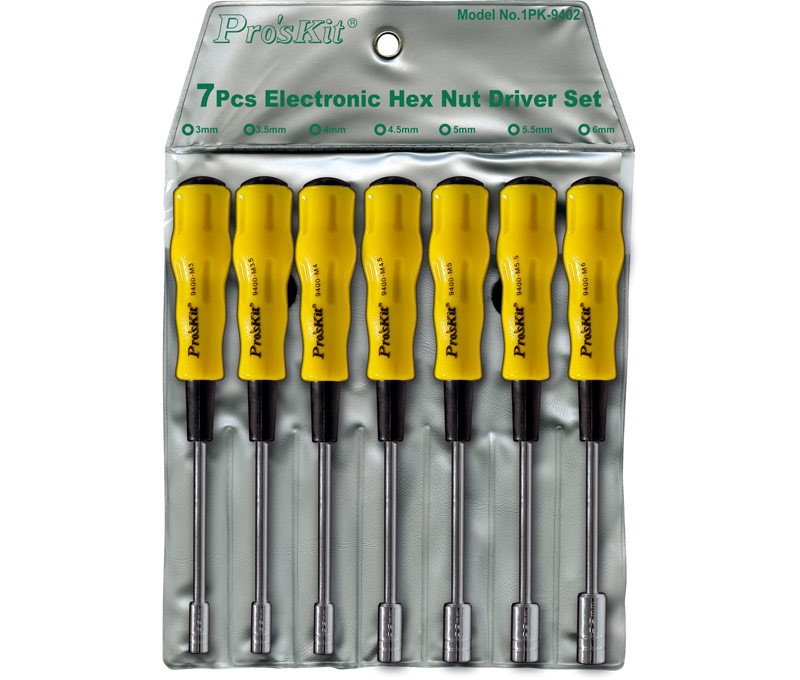 Juego llaves Tubo 3-6 mm 7 piezas  HRV9402