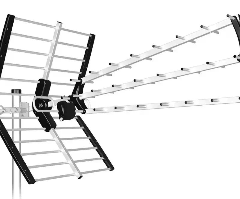 Antena TV UHF TDT BKM Triple Plegable 18dB 4G/5G LTE