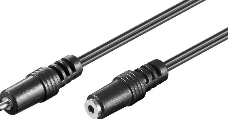 Cable JACK 2,5 Stereo Macho a JACK 2,5 Stereo Hembra 2m