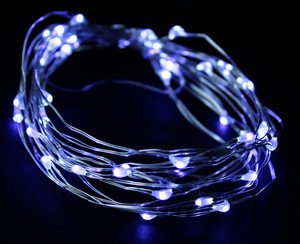 Guirnalda LED Blanco Dia a pilas AA 3,3m DH