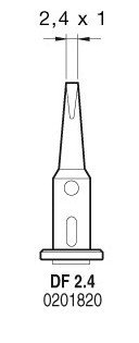 Punta Soldador Gas SG1070 DF2.4 JBC