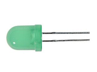 Diodo LED VERDE 8mm 20-70mcd 60Âº Conveso L-793GD