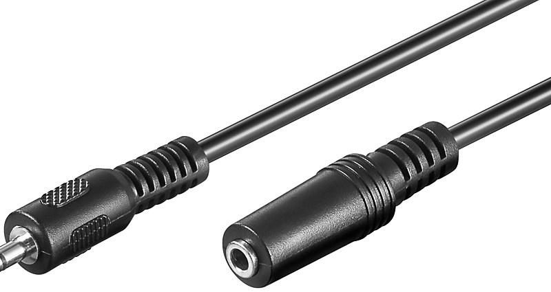 Cable JACK 3,5 Stereo Macho-Hembra 3,5 Stereo  2m