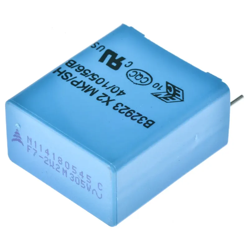 Condensador de Seguridad 2,2uF 305Vac X2 Raster 22,5mm EPCOS/TDK