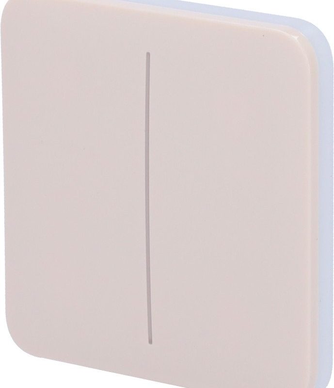 Panel táctil para interruptor de luz doble Ajax