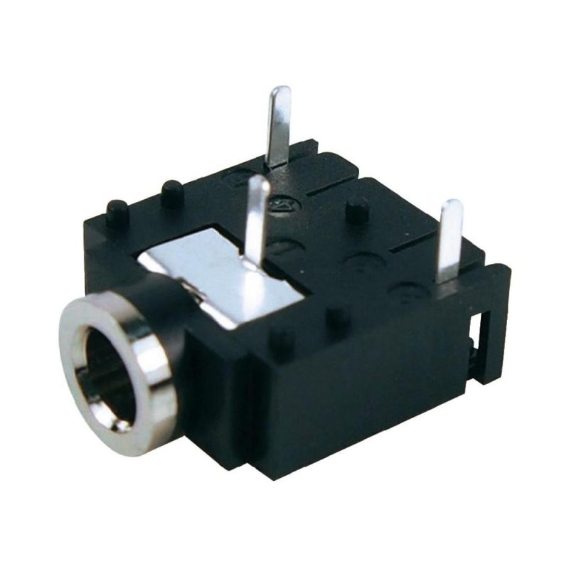 Base JACK 3,5mm Hembra Stereo Cto. Impreso