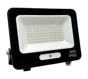 Foco LED 50W 6500K Blanco Dia IP65 Acabado Negro