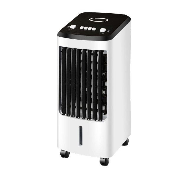 Climatizador Evaporativo Impala Blanco/negro 80w 3vel 4litros Oscilante,portatil C/acumulador De  Frio 57×26,5×23