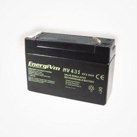 Bateria PLOMO AGM 4V/3,5Ah 91x34x66mm Energivm  MV435