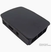 Caja para Raspberry Pi 3 Modelo B NEGRA ASM-1900036-22