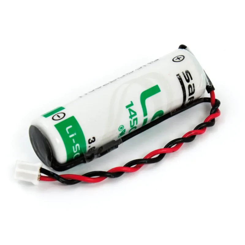 PILA LITIO LS14500 SAFT 3,6V/2600mAh Terminales Cables