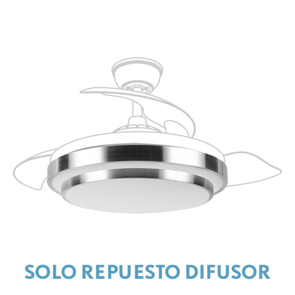 Difusor Ventilador Ibe Niquel (3 cogidas)