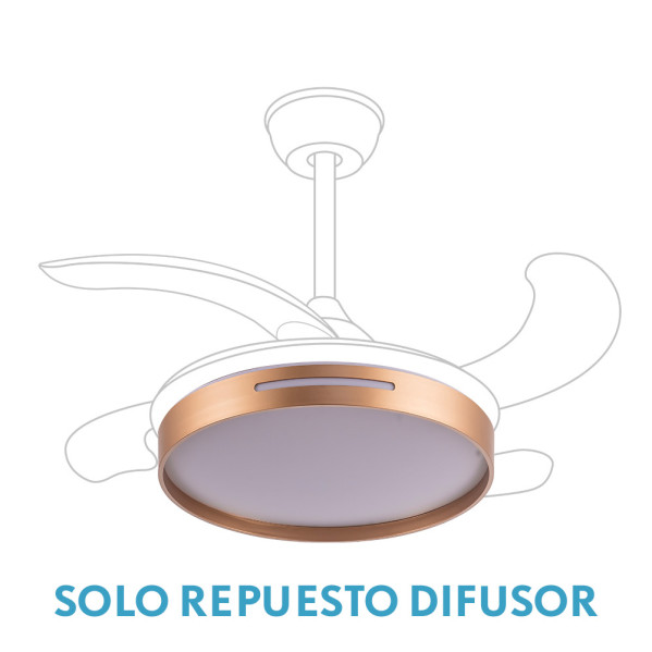 Difusor Ventilador Mbatis Oro
