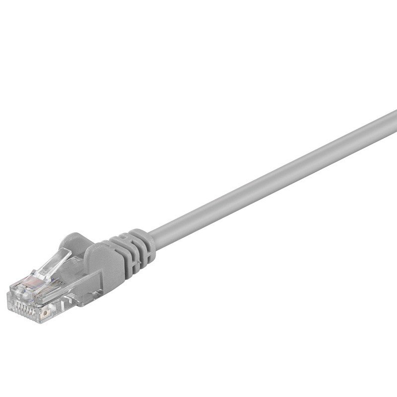 Latiguillo RJ45 UTP Cat5e 15m GRIS