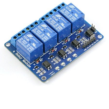 Modulo 4 reles Arduino 5V DC 4 Canales (RL004)