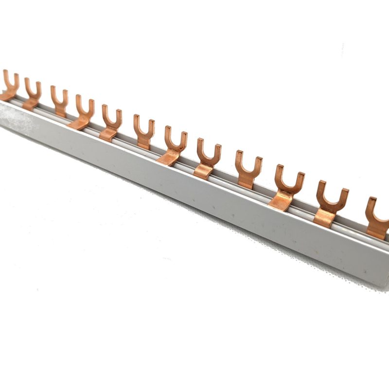 Barra Conectora tripolar 12 Contactos para Interruptores Diferenciales 63Amp