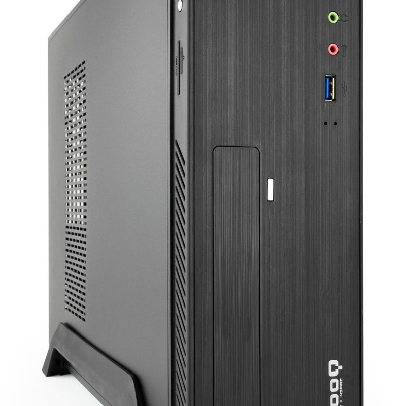 Caja PC Slim USB 3.0 Micro-ATX Mini-ITX 500W Lector Tarjetas