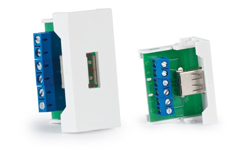 Panel WP-32U USB A Hembra FONESTAR