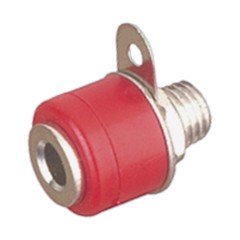 Hembrilla para Banana de 4mm color ROJO