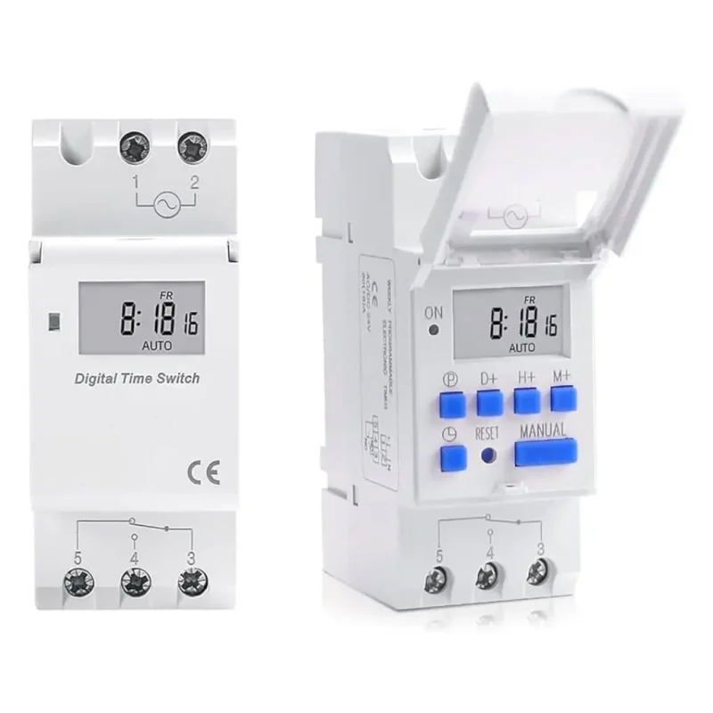 Temporizador Programador Horario Digital Semanal Programable 230Vac/15A