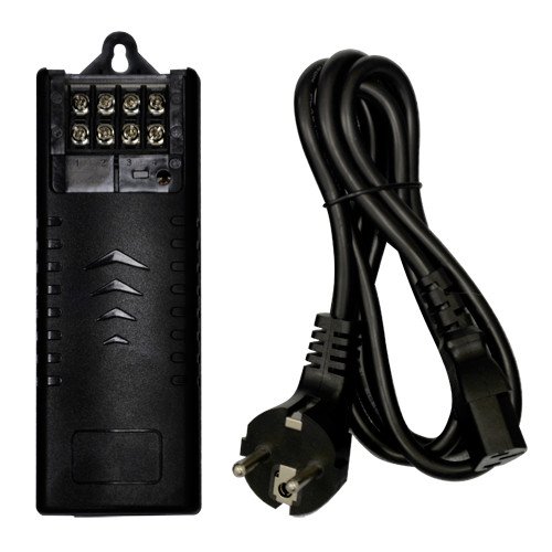 Alimentador Salida Fija 12VDC  5A 60W 5,5×2,1mm. x4 a Tornillo CCTV