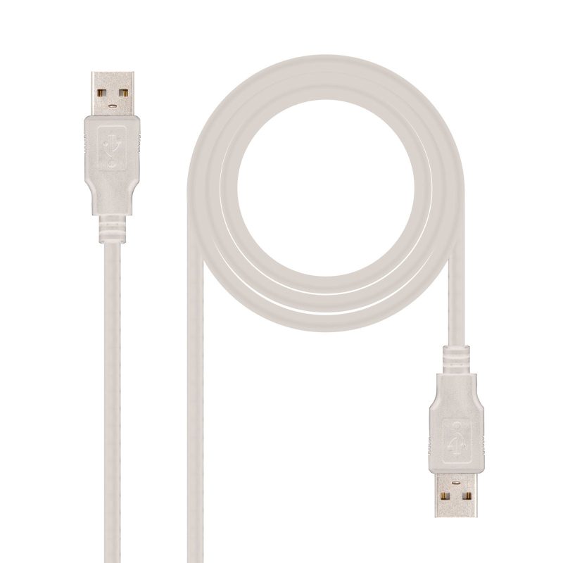 Cable USB 2.0 A Macho a Macho 3m NANOCABLE