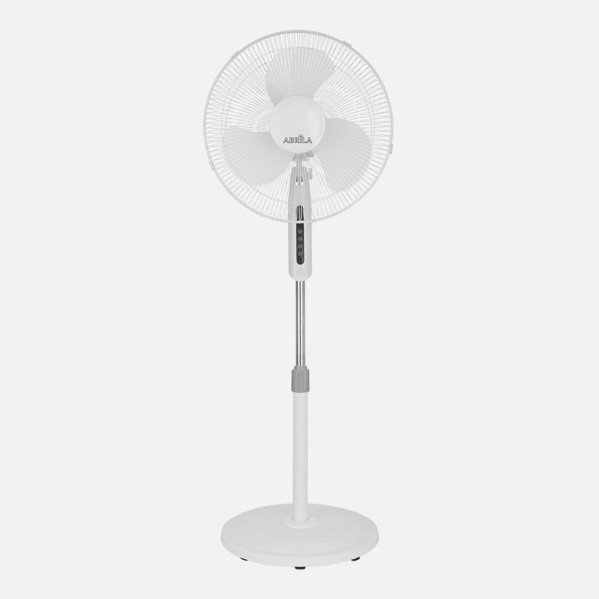 Ventilador De Pie Etesio Blanco 3 Velocides 40w Oscilante 3 Aspas blancas Regx43x40 Cm
