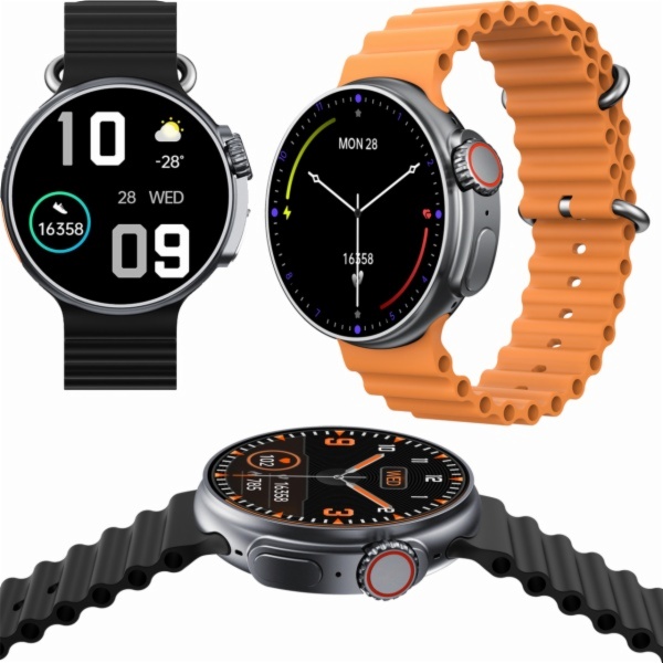 RELOJ INTELIGEN DCU TECNOL. BOSTON NEGRO/NARANJA - Imagen 3