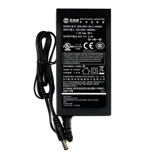 Alimentador Fijo 24Vdc 2,5Amp 60W 5,5×2,1mm