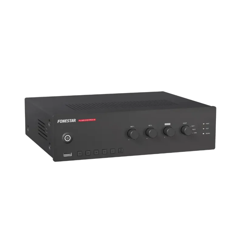 Amplificador PA 60W USB/FM FONESTAR