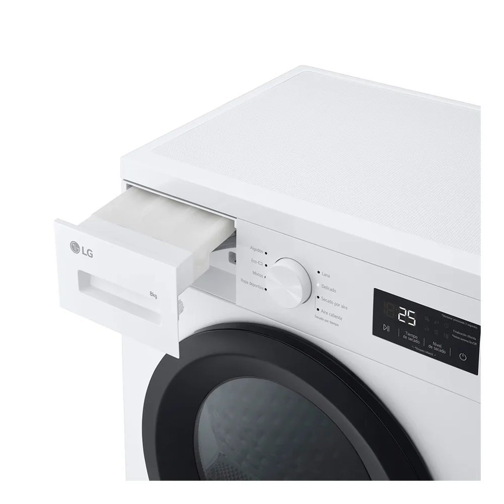 SECADORA CONDENSACION LG RHA1008NWK - Imagen 2