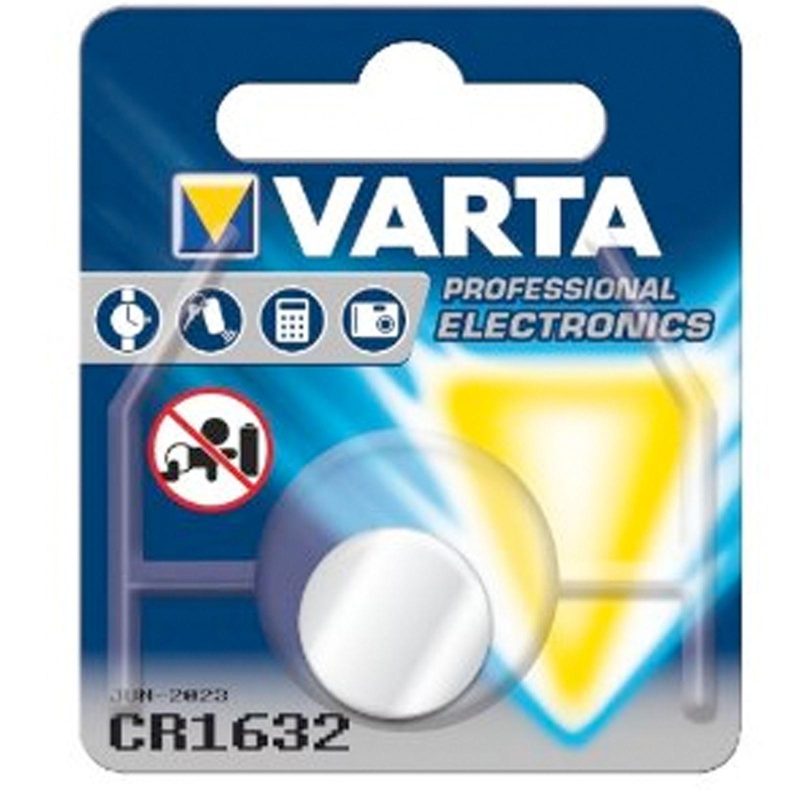 PILA LITIO CR1632 VARTA 3V/135mAh BlÃ­ster 1 Pila  6632112401