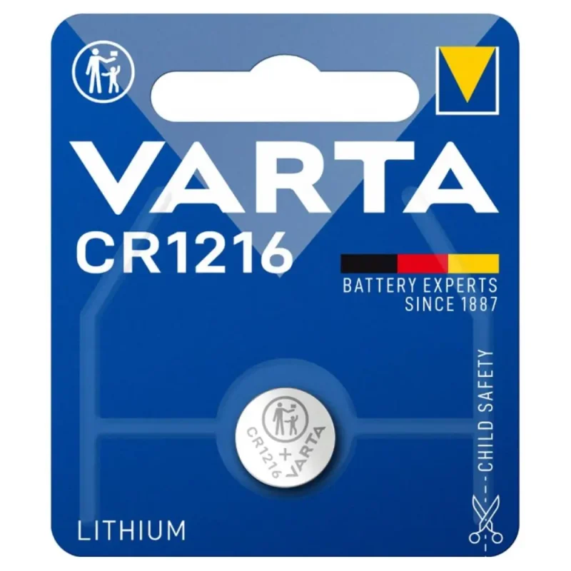 PILA LITIO CR1216 VARTA 3V/27mAh ( BlÃ­ster 1 Pila)