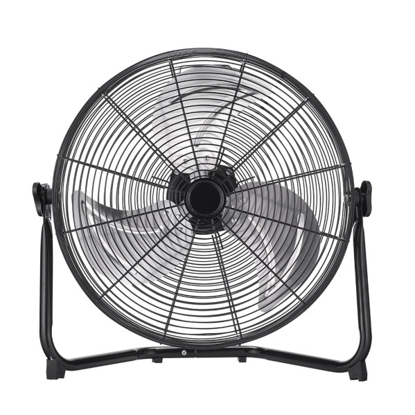Ventilador Industrial Midas 120w Negro/cromo 55d 3 Velocidades,orientable 59x62x22 Cm
