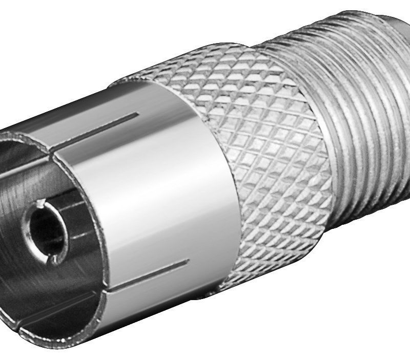 Adaptador F Hembra a TV Hembra 9,5mm  FC-028