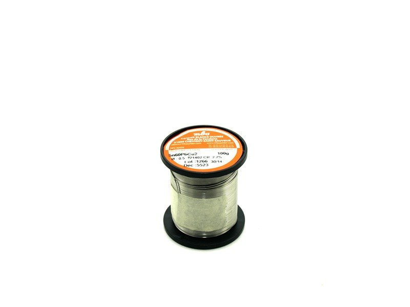 ESTAÑO TRIMETAL 0,5mm. 60/38/2 MBO Carrete 100gr