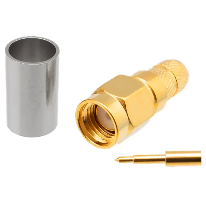 Conector SMA MAcho crimpar LMR240