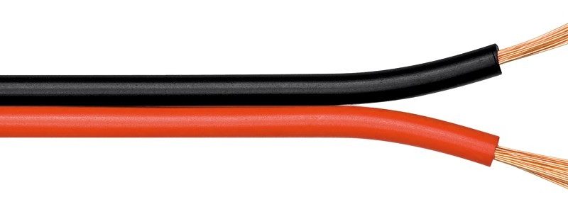 Cable Paralelo 2×2,5mm  ROJO/NEGRO CCA (100m)