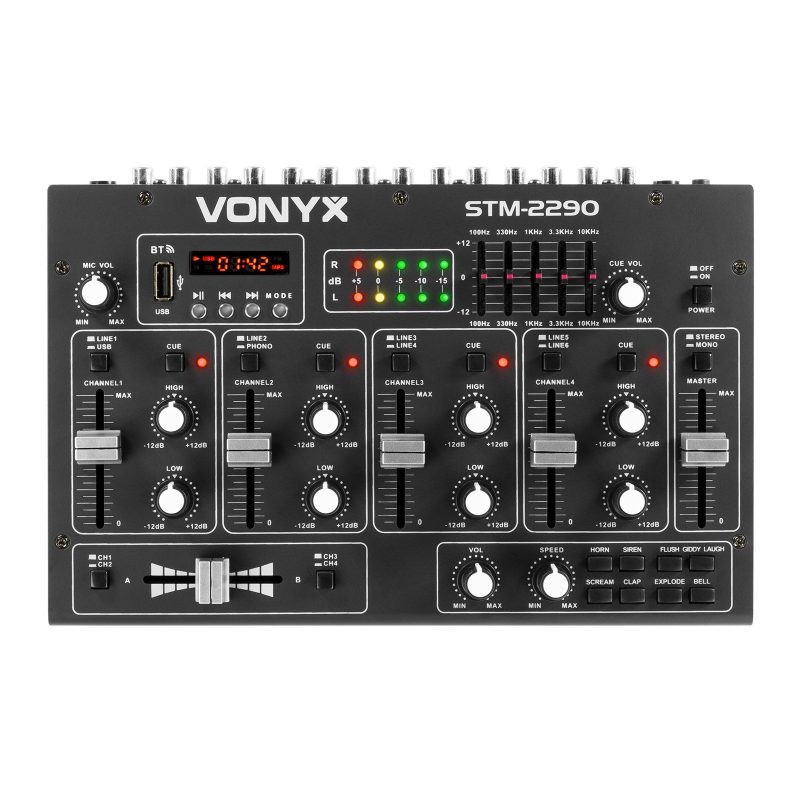 Mezclador 6IN USB/BT VONYX STM-2290