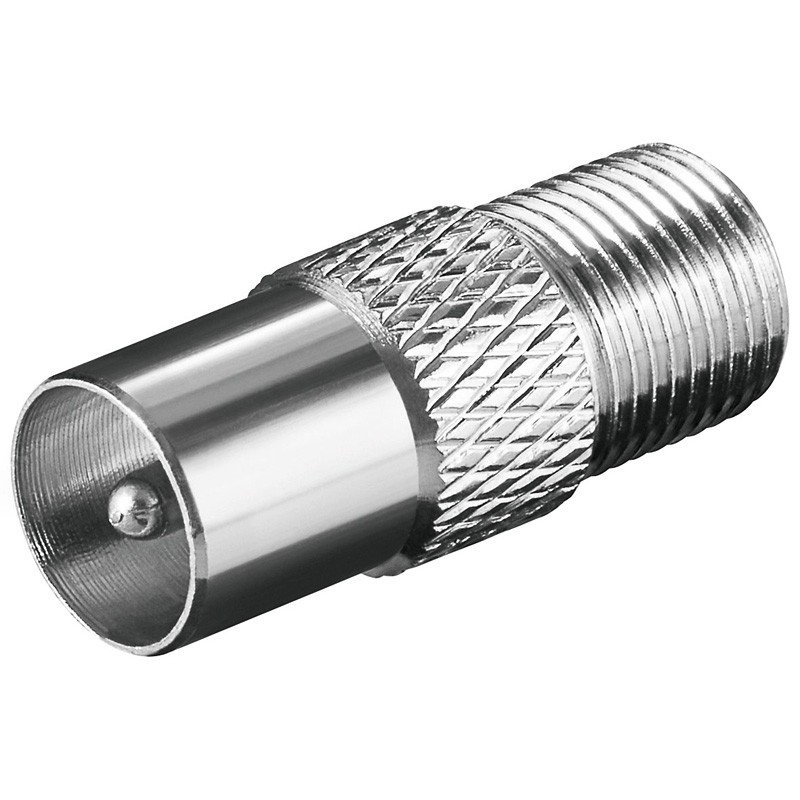 Adaptador F Hembra a TV Macho 11395
