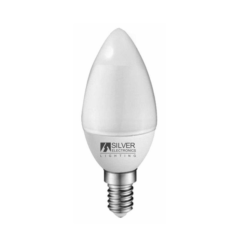Bombilla VELA E14 5W 230V 3000K SILVER