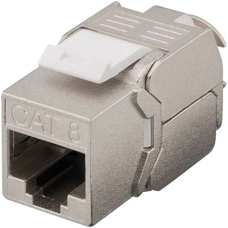 Módulo Keystone RJ45 CAT 8.1, STP, certificado por GHMT
