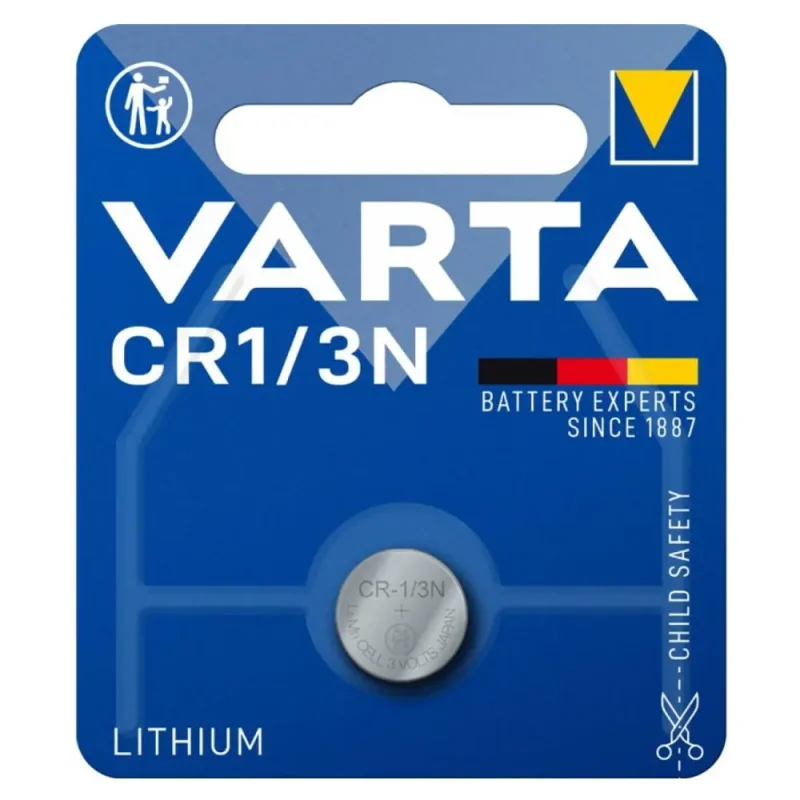 Pila Litio CR1/3N Foto 3Vdc 180mA VARTA Blister