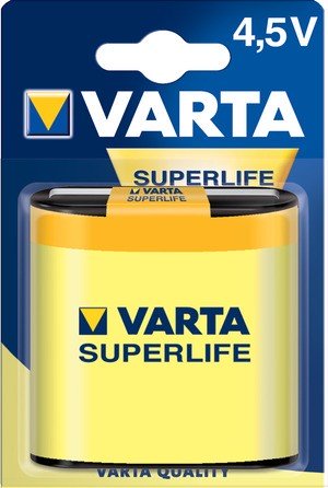 Pila 3R12 Salina Petaca VARTA SUPERLIFE 4,5V BLx1