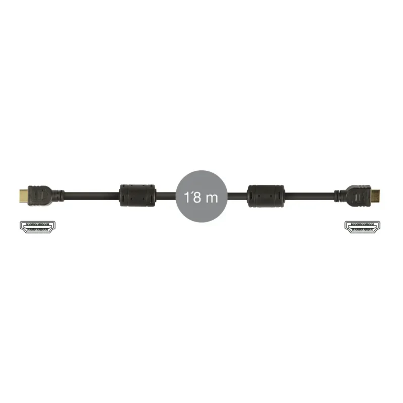 Cable HDMI 4K@60Hz 1,8m FONESTAR