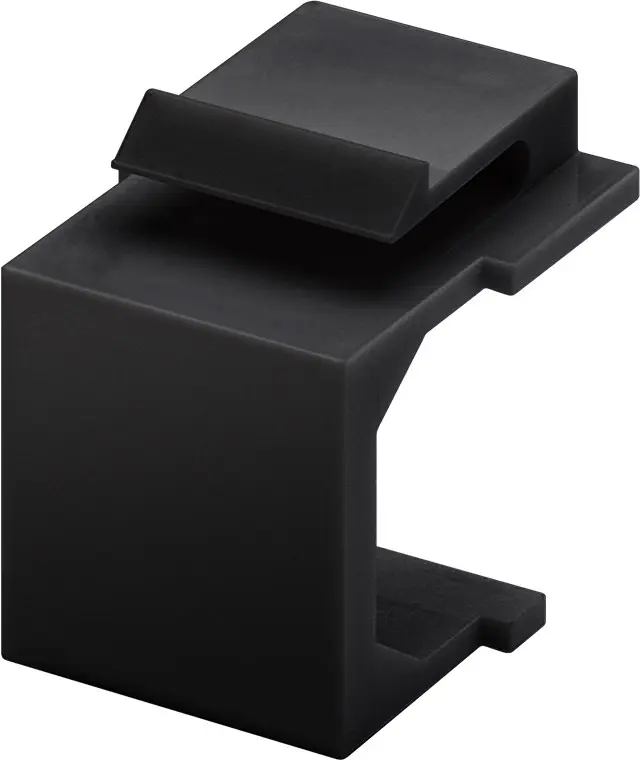 Tapón protector Keystone para ranuras no utilizadas en paneles de conexión 4 Unid.