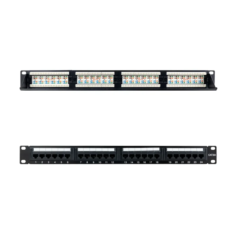 Panel Parcheo CAT6a 24P 19′ UTP NANOCABLE