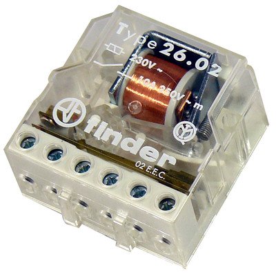 Telerruptor 230Vac 2Ctos Abiertos Reposo 10A/250Vac FINDER