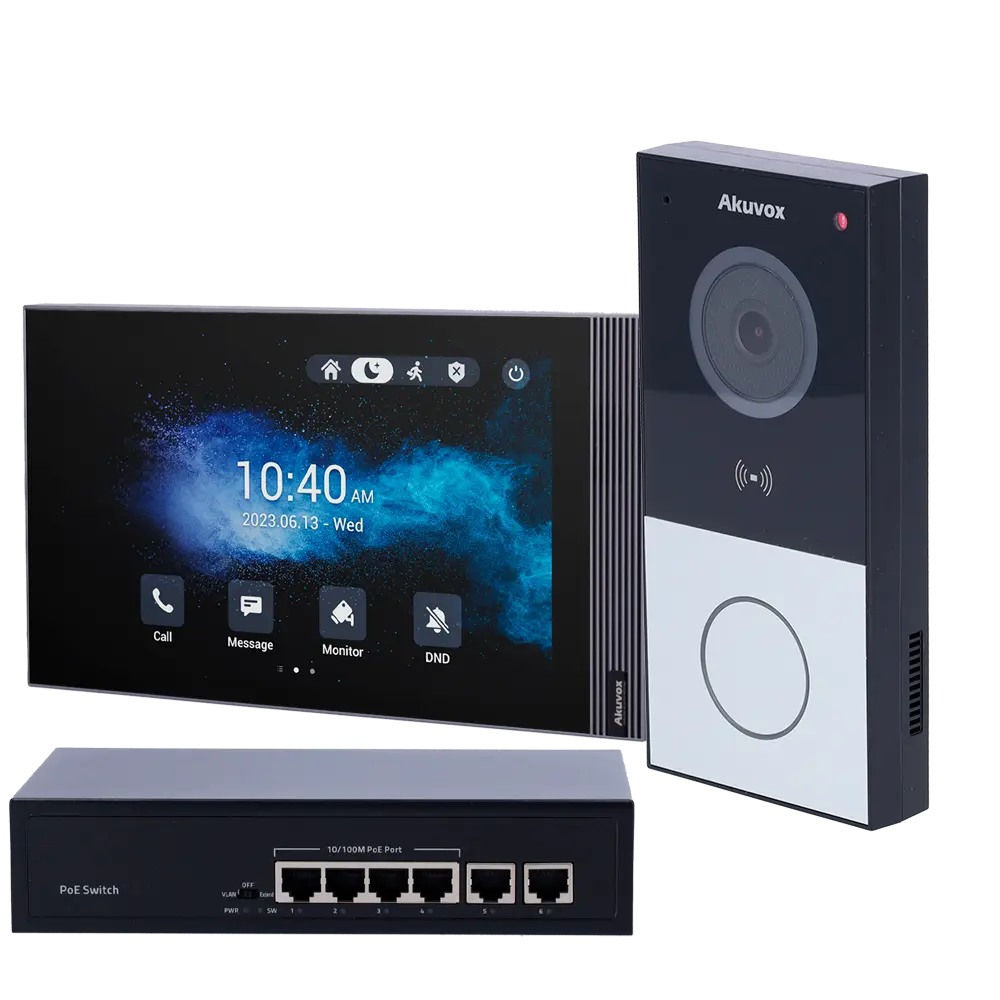 Kit VideoPortero Ethernet WiFi AKUVOX